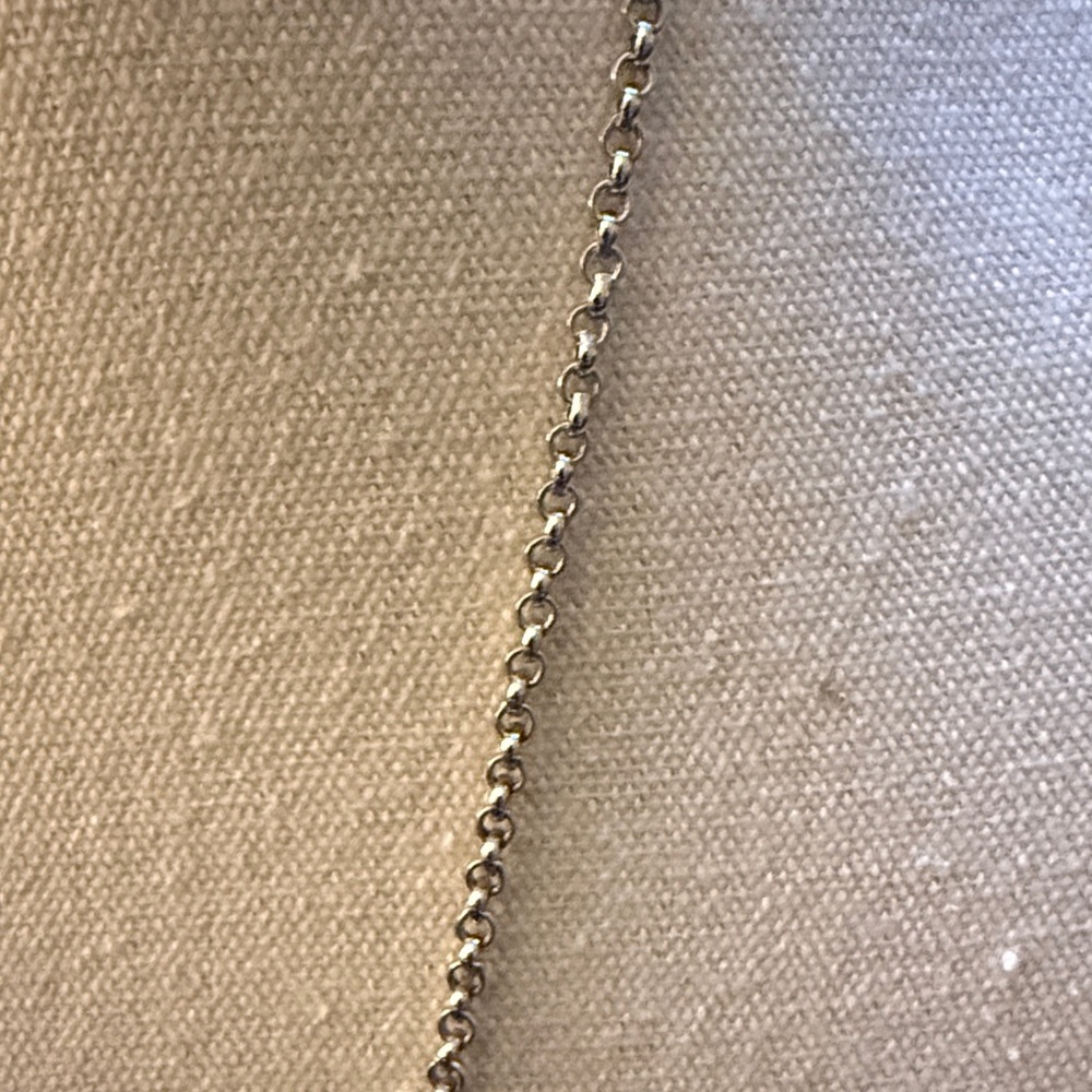 Monet Silver Tone Tassel Pendant Long Necklace. Circa 1970’s. - Picture 3 of 7